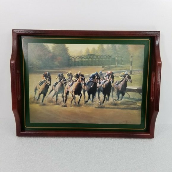 Vintage Other - Vintage James L Crow Keeneland Horse Race Tray